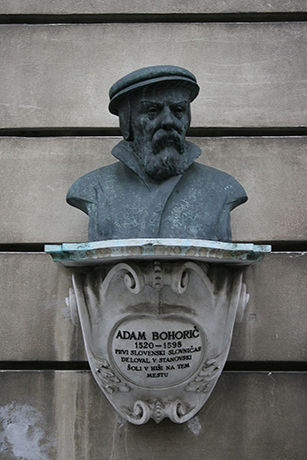 Doprsni kip Adama Bohoriča v Ljubljani